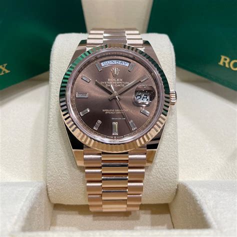 rolex presidental rose gold|day date 40 rose gold.